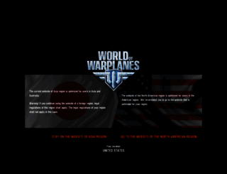 worldofwarplanes.asia screenshot