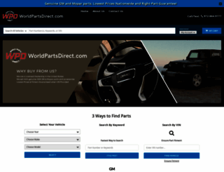 worldpartsdirect.com screenshot