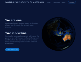 worldpeace.org.au screenshot