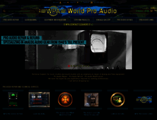 worldproaudio.com screenshot