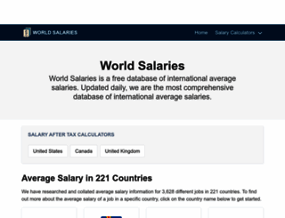 worldsalaries.org screenshot