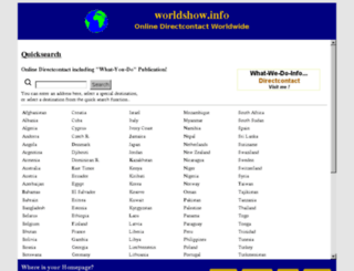worldshow.info screenshot