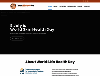 worldskinday.org screenshot