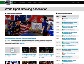 worldsportstackingassociation.org screenshot