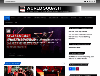 worldsquash.org screenshot