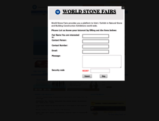 worldstonefairs.com screenshot