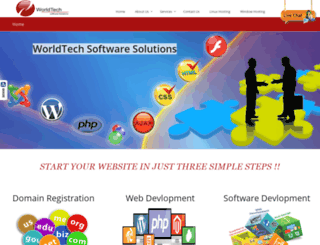 worldtechsofts.com screenshot