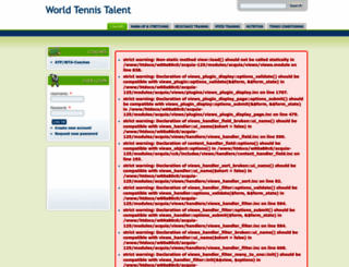 worldtennistalent.com screenshot