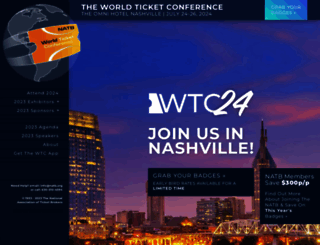 worldticketconference.com screenshot
