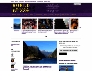 worldtravelbuzz.com screenshot
