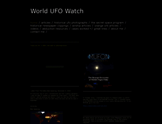 worldufowatch.com screenshot