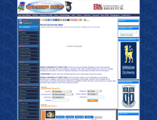 worlduniversitydirectory.com screenshot