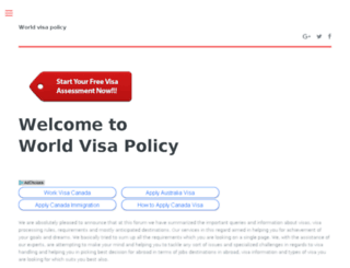 worldvisapolicy.com screenshot