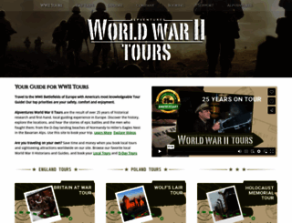 worldwar2tours.com screenshot