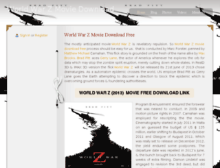 worldwarzmoviedownload.webs.com screenshot