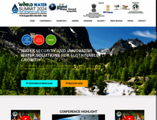 worldwatersummit.in screenshot
