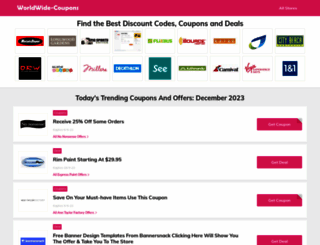 worldwide-coupons.org screenshot