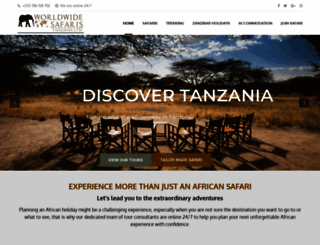 worldwide-safaris.com screenshot
