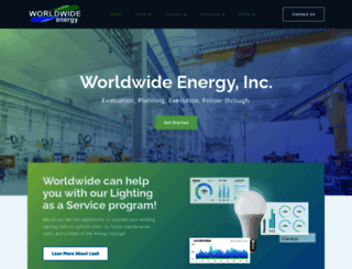 worldwideenergy.com screenshot