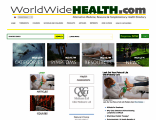 worldwidehealth.com screenshot