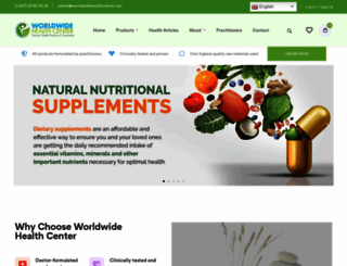 worldwidehealthcenter.net screenshot