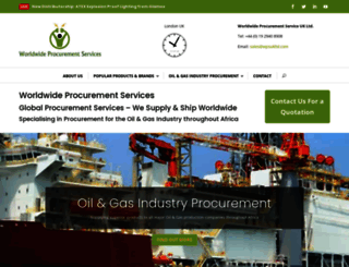 worldwideprocurementservices.com screenshot