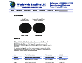 worldwidesatellite.co.uk screenshot