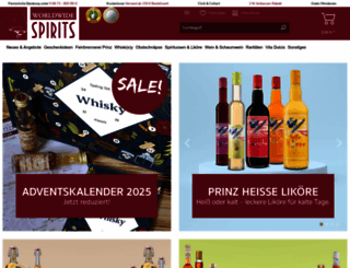 worldwidespirits.de screenshot
