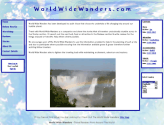 worldwidewanders.com screenshot