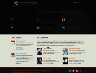 worldwidewebdesign.ca screenshot