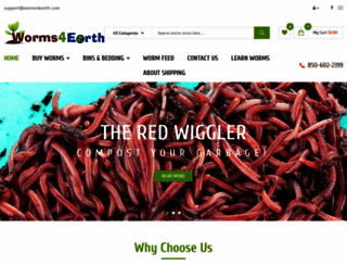 worms4earth.com screenshot