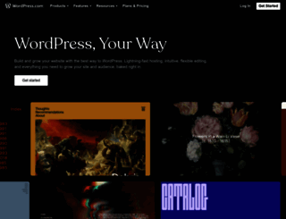 worpress.com screenshot