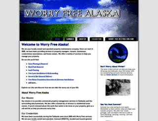 worryfreealaska.com screenshot