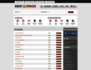 worship-downloads.com screenshot