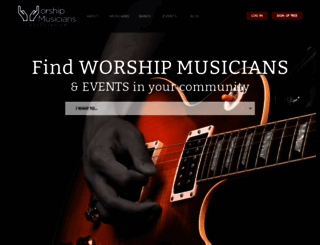 worshipmusiciansassociation.com screenshot