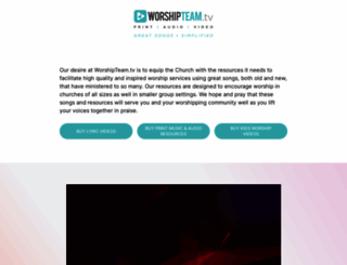 worshipteam.tv screenshot