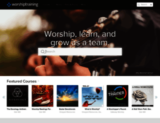 worshiptraining.com screenshot