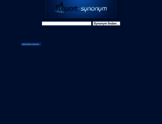 wort-synonym.de screenshot