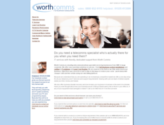 worthcomms.co.uk screenshot