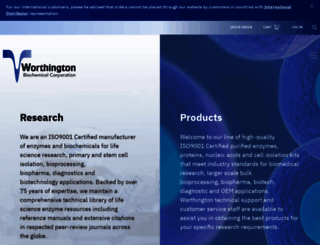 worthington-biochem.com screenshot