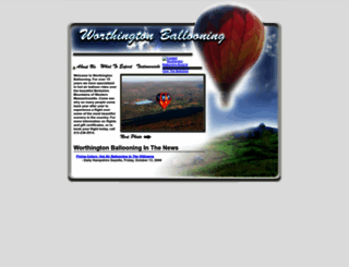 worthingtonballooning.com screenshot