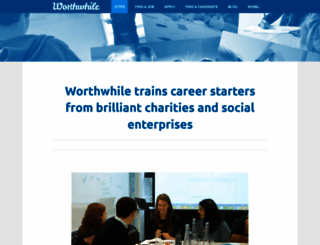 worthwhile.org.uk screenshot