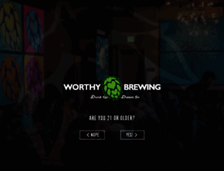 worthy.beer screenshot