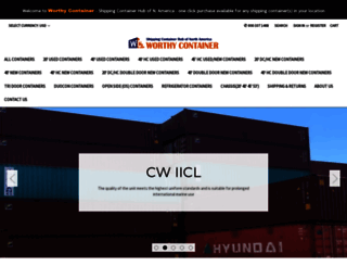 worthycontainer.com screenshot