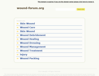 wound-forum.org screenshot