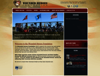 woundedheroesfund.net screenshot