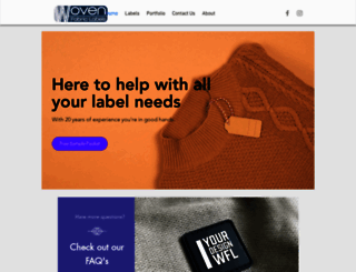 wovenfabriclabels.com screenshot