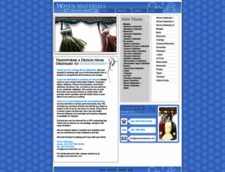 wovenmaterials.com screenshot