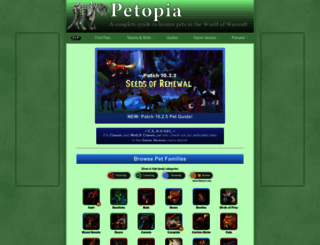 wow-petopia.com screenshot