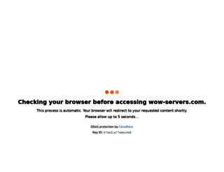 wow-servers.com screenshot